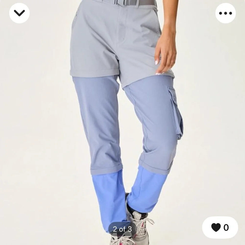 Outdoor Voices RECTREK ZIP-OFF PANT NWT - Picture 3 of 5
